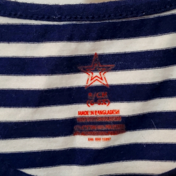 Girls American flag style tank top - Picture 4 of 4